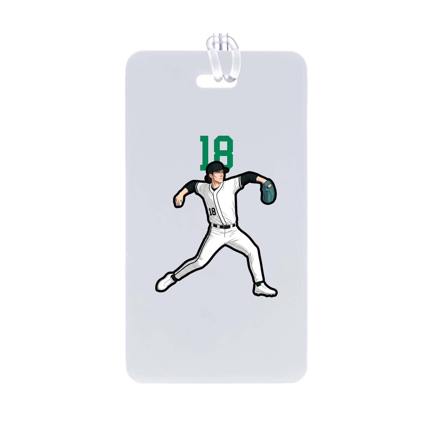 Bag Tag — Number Top in Classic