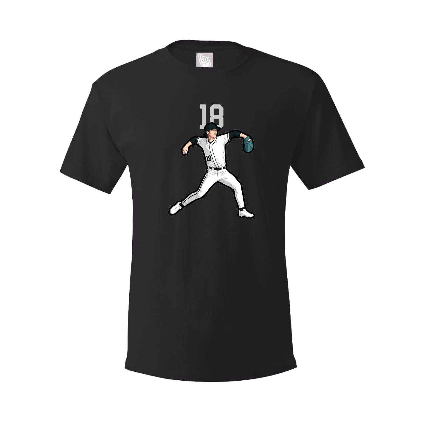 Tee — Number Top in Black