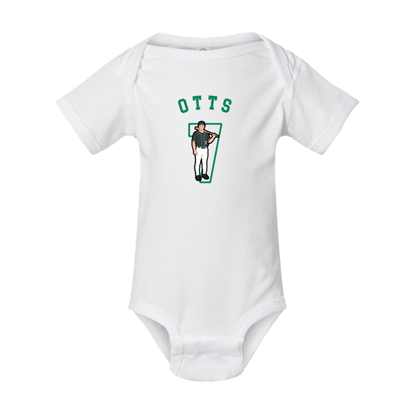 Baby Onesie — Shirsey Arch in White