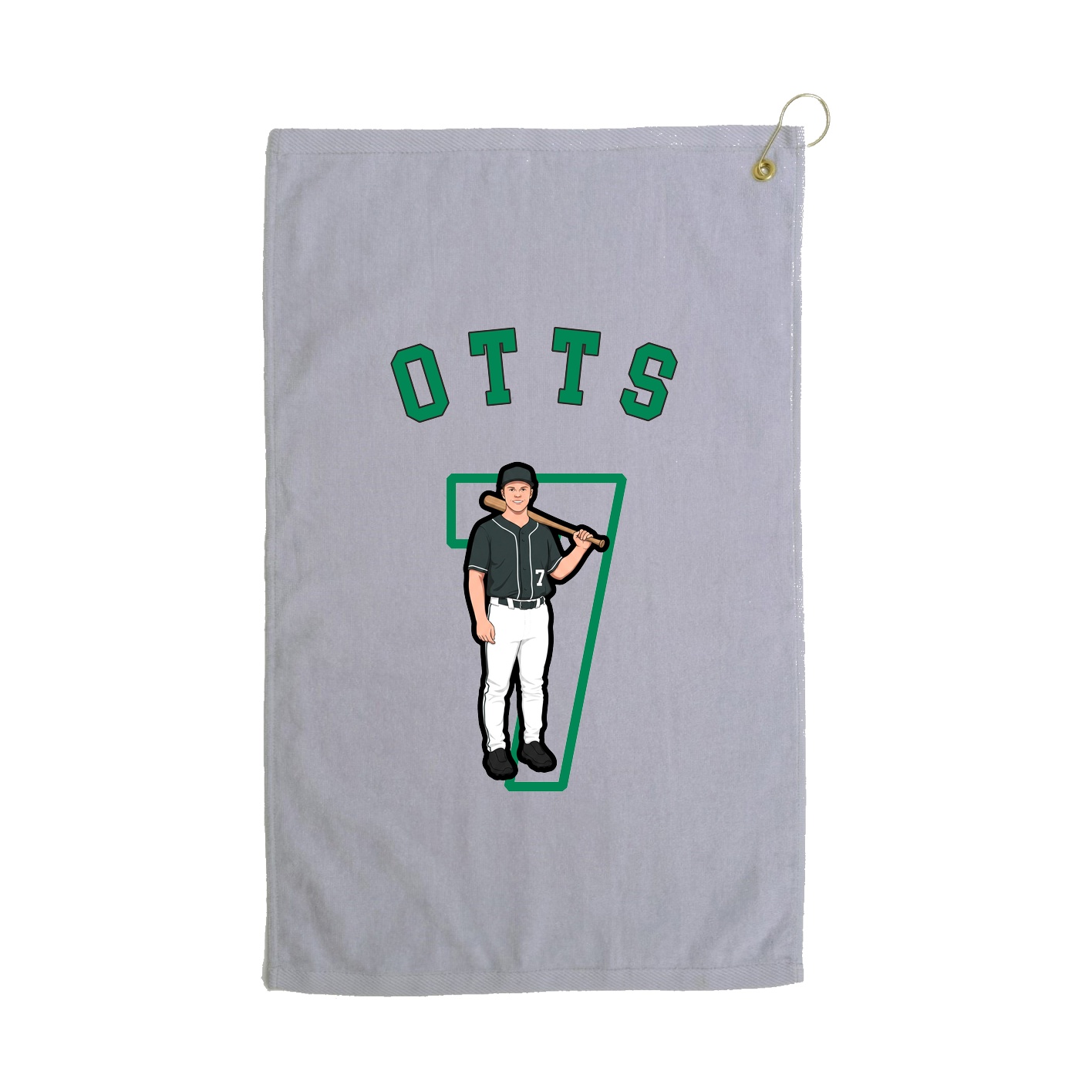 Golf Towel — Shirsey Arch in Grey