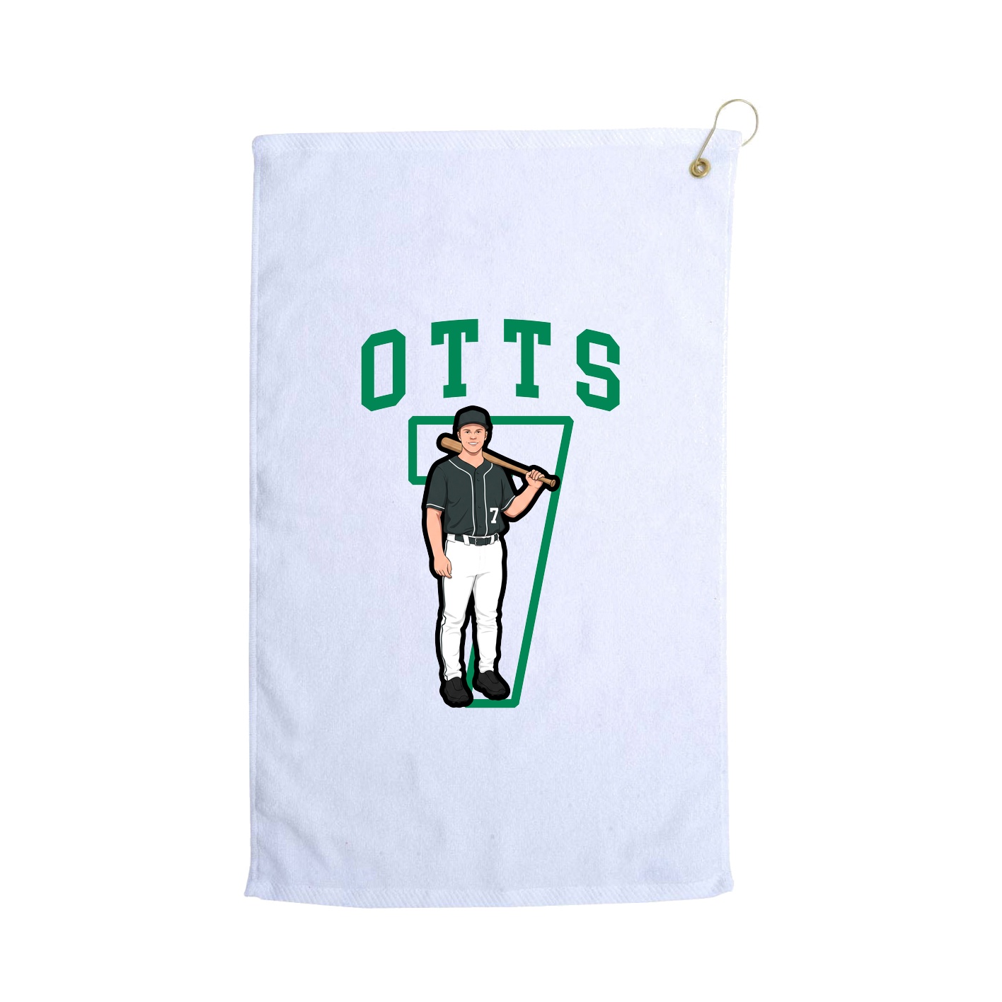 Golf Towel — Shirsey in White