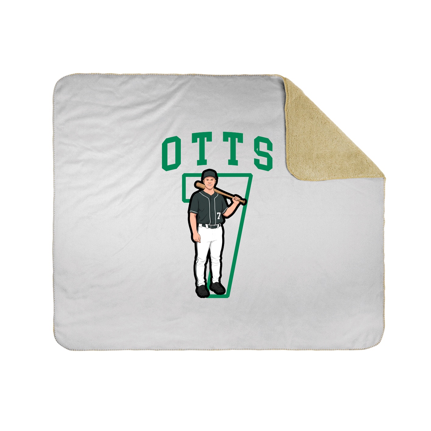 Throw Blanket — Shirsey in White
