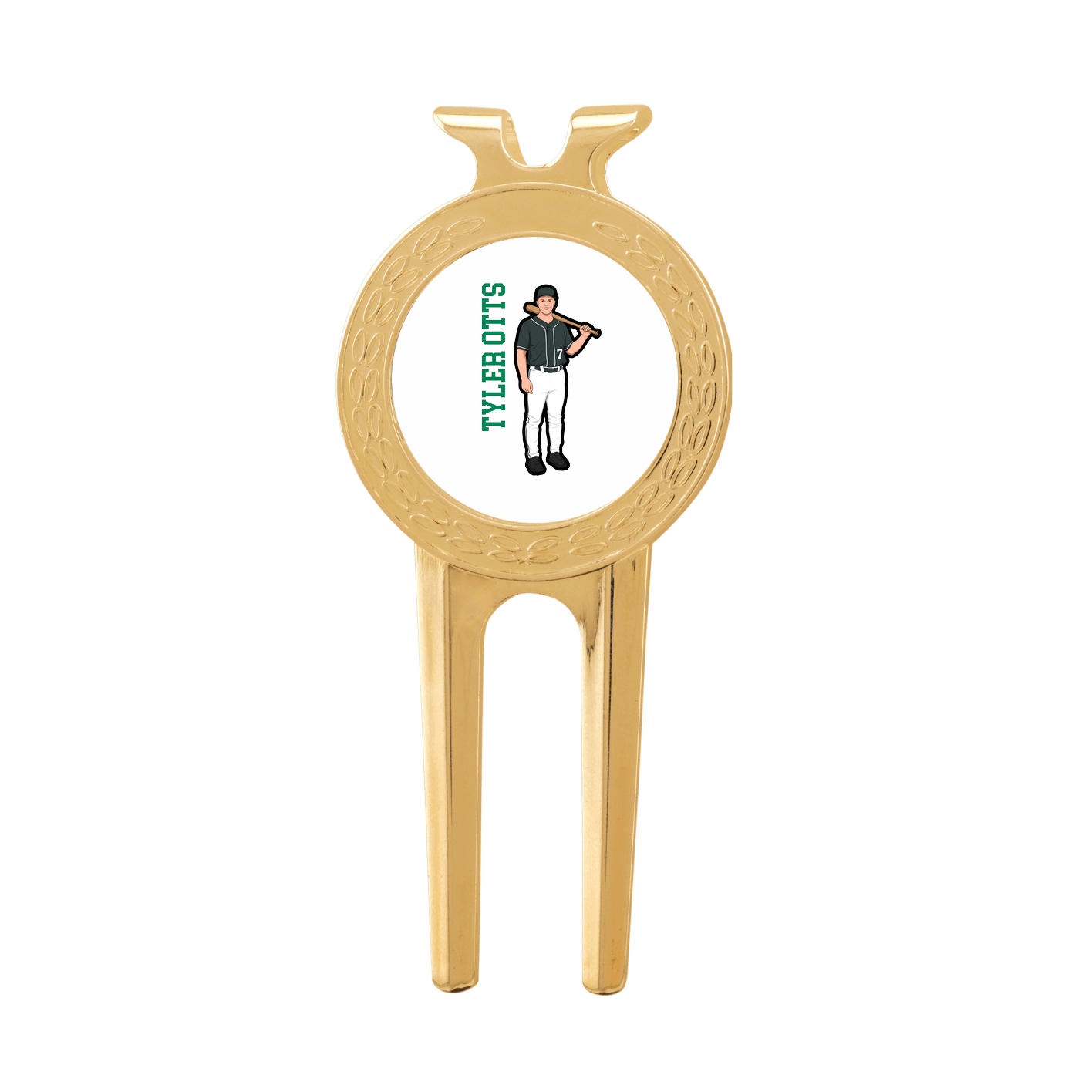Divot Tool with Ball Marker — Name Vertical in Classic