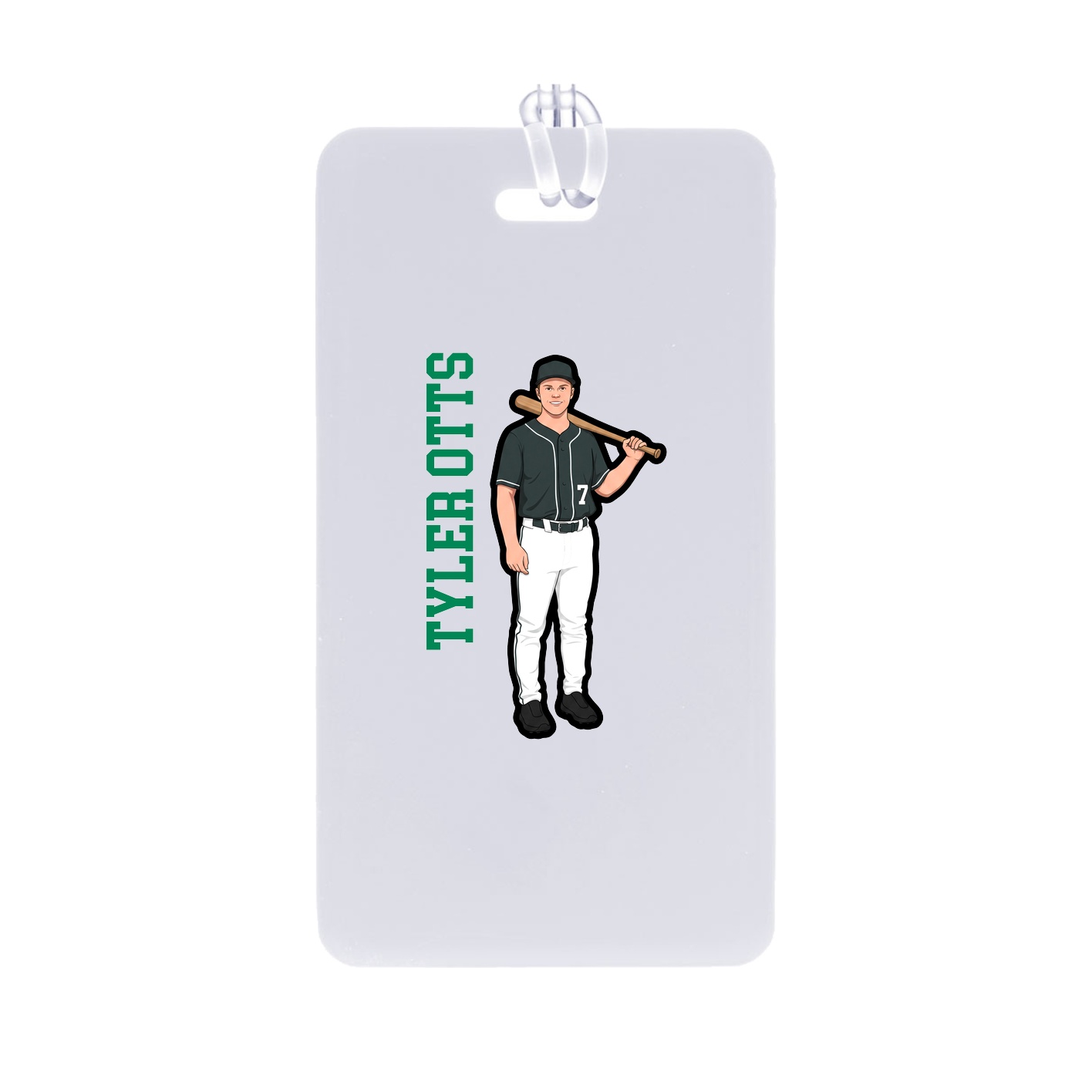 Bag Tag — Name Vertical in Classic