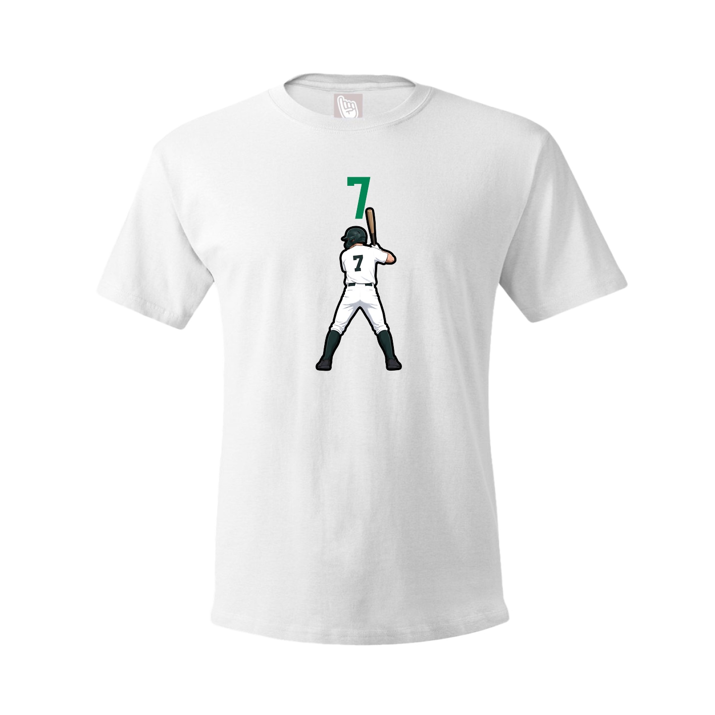 Tee — Number Top in White
