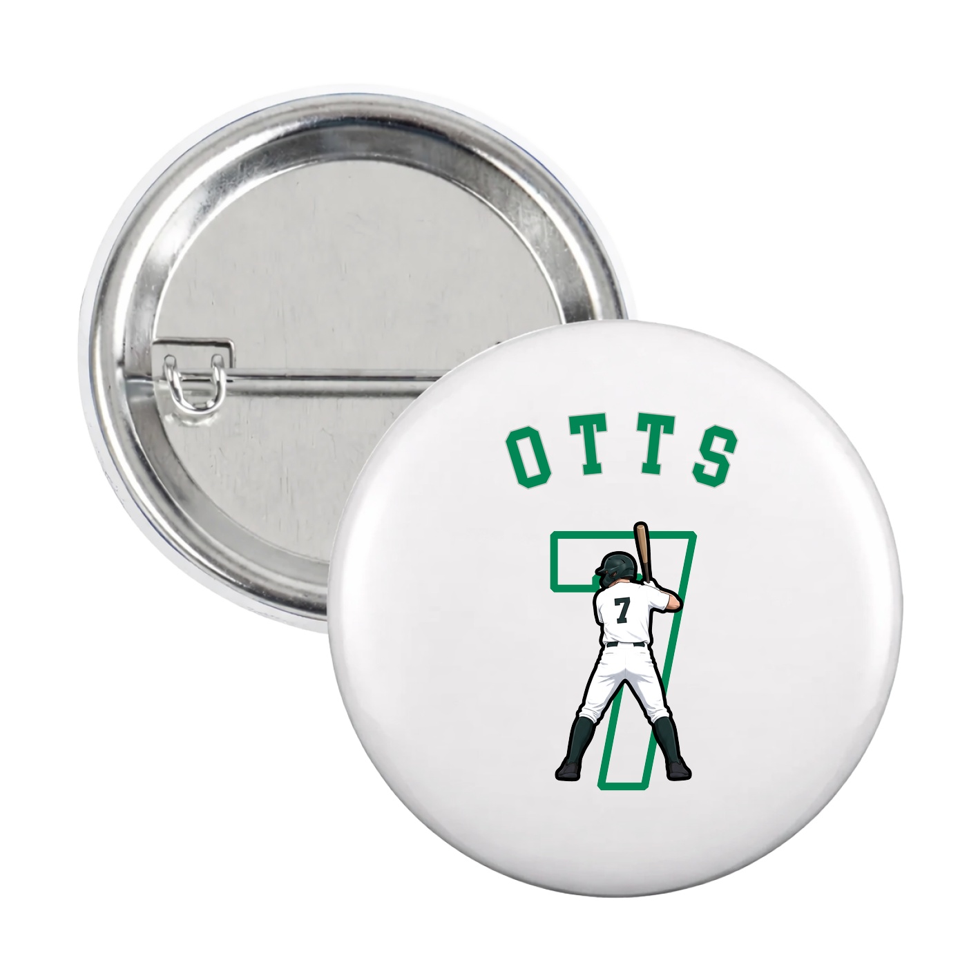 Game Day Button — Shirsey Arch in White