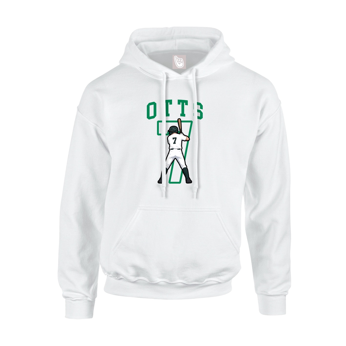 Hoodie — Shirsey in White