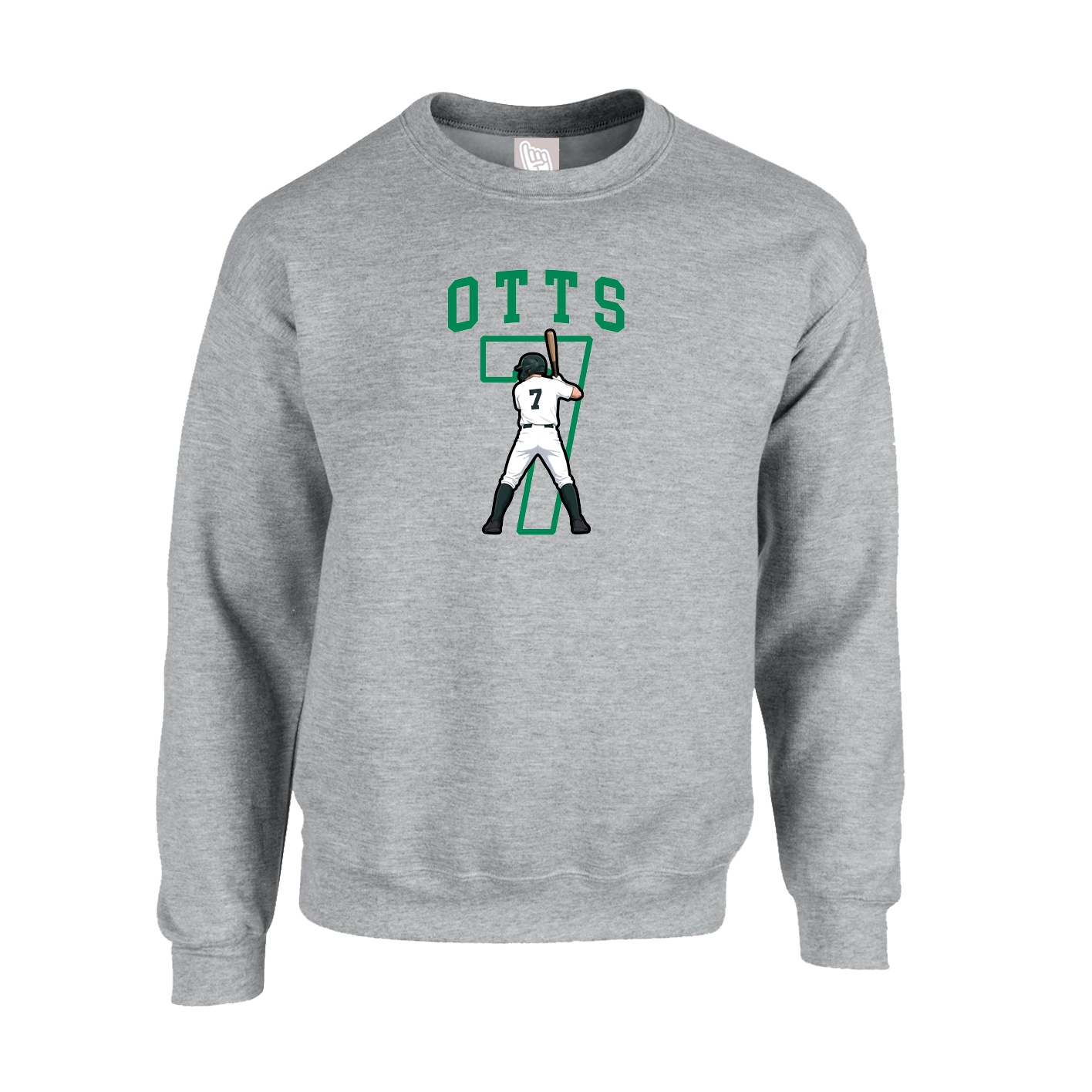 Fleece Crew — Shirsey in Grey