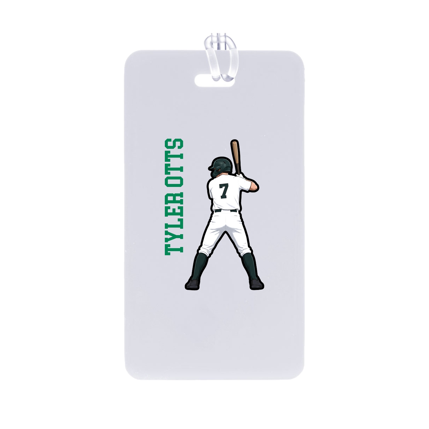 Bag Tag — Name Vertical in Classic