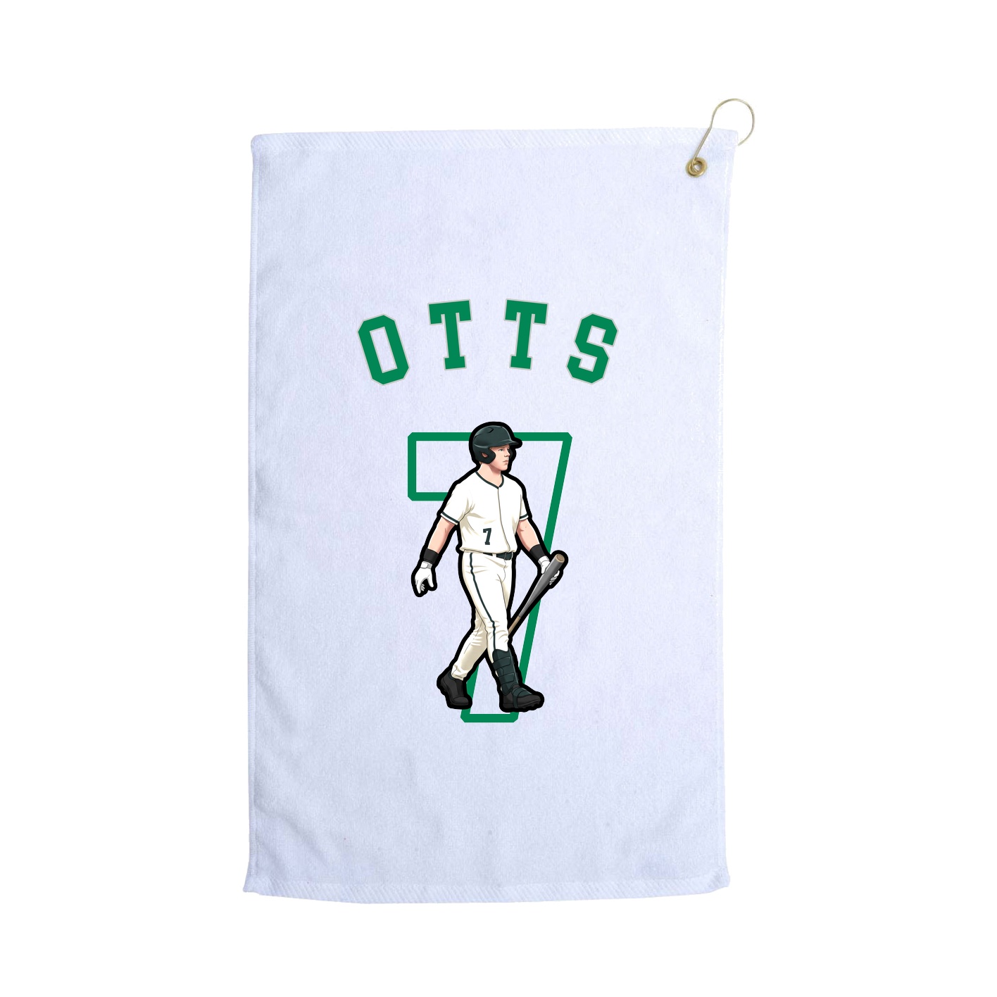 Golf Towel — Shirsey Arch in White