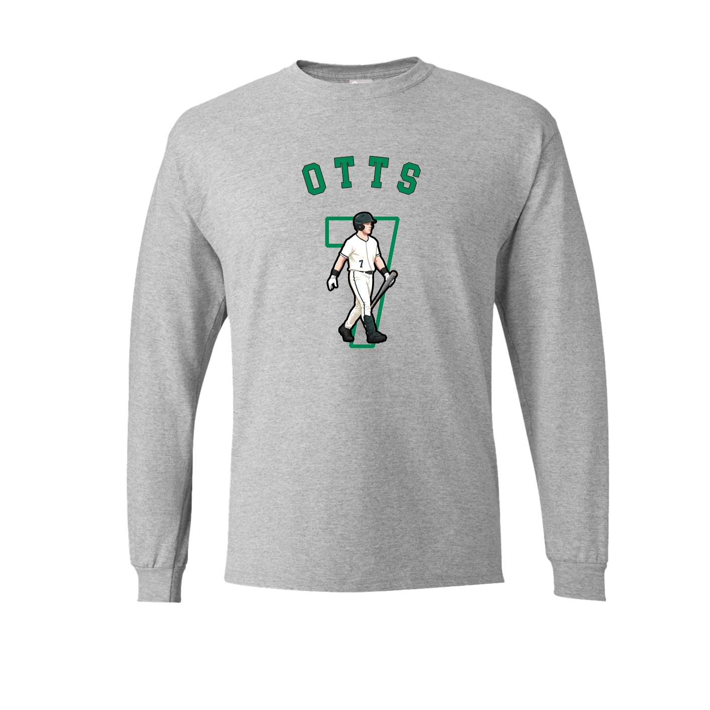 Long Sleeve Tee — Shirsey Arch in Grey