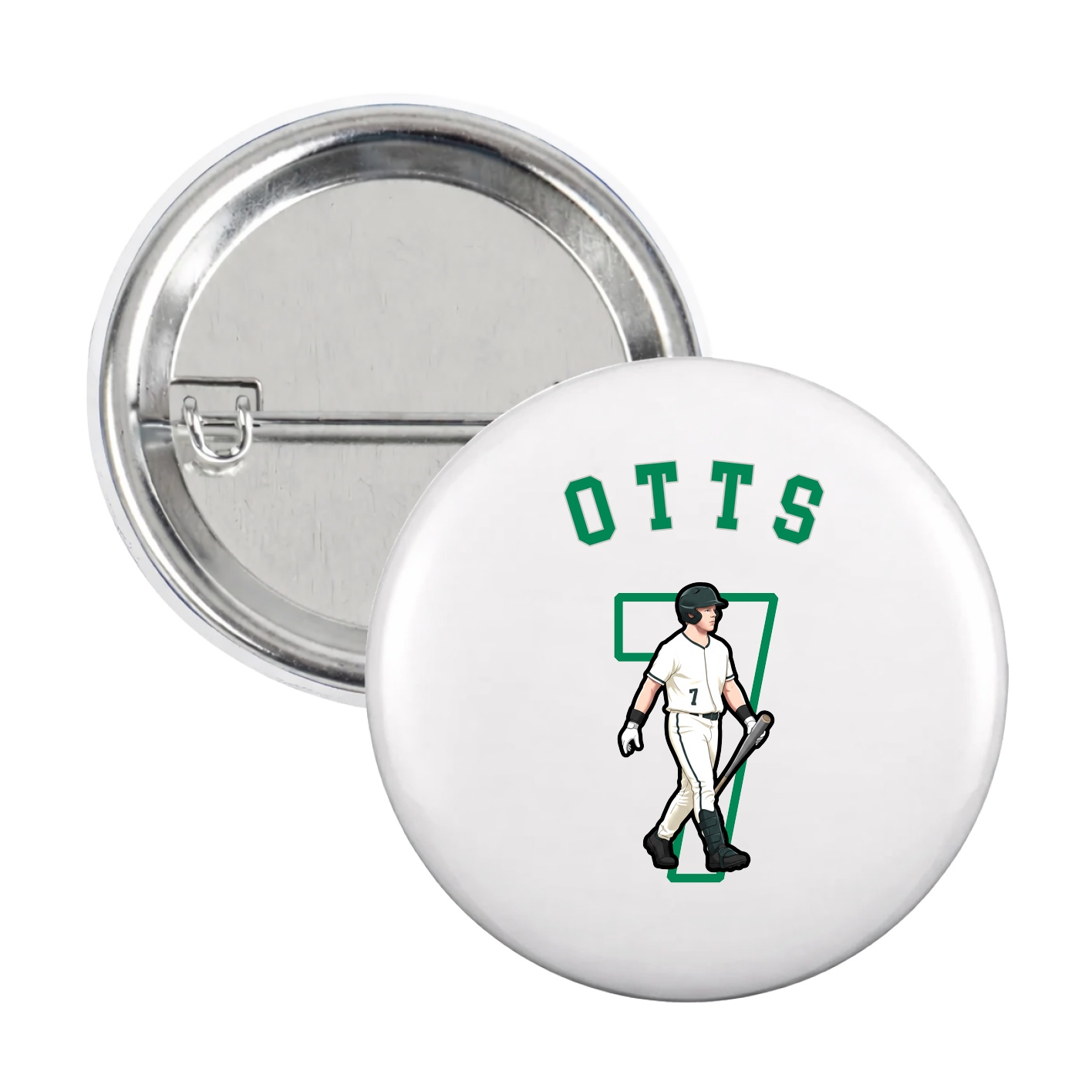 Game Day Button — Shirsey Arch in White