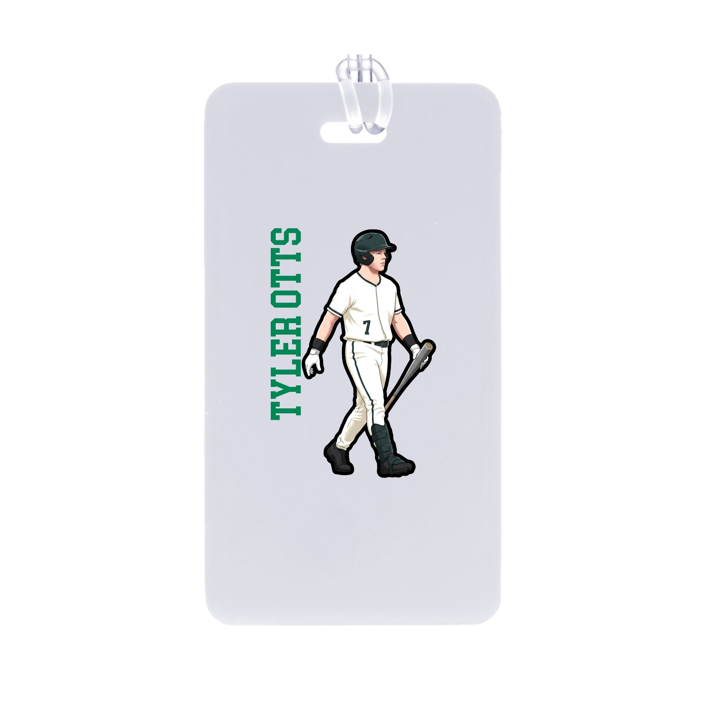Bag Tag — Name Vertical in Classic