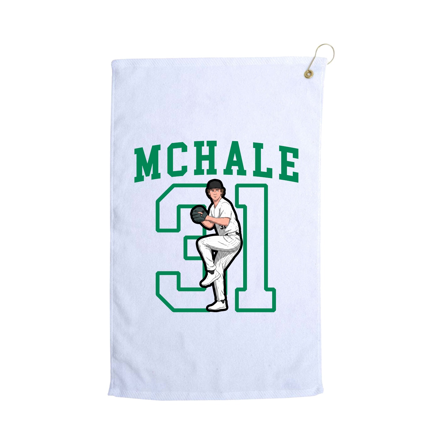 Golf Towel — Shirsey in White