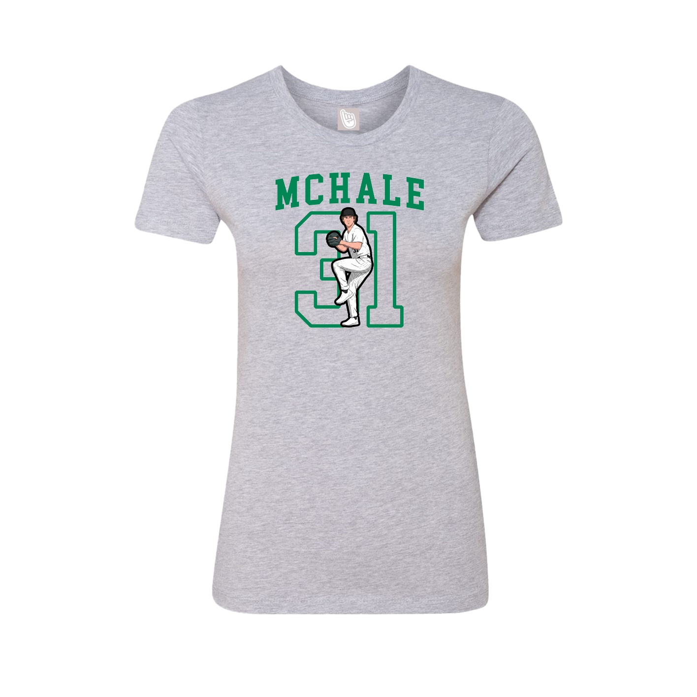 Fitted Women's Tee — Shirsey in Grey