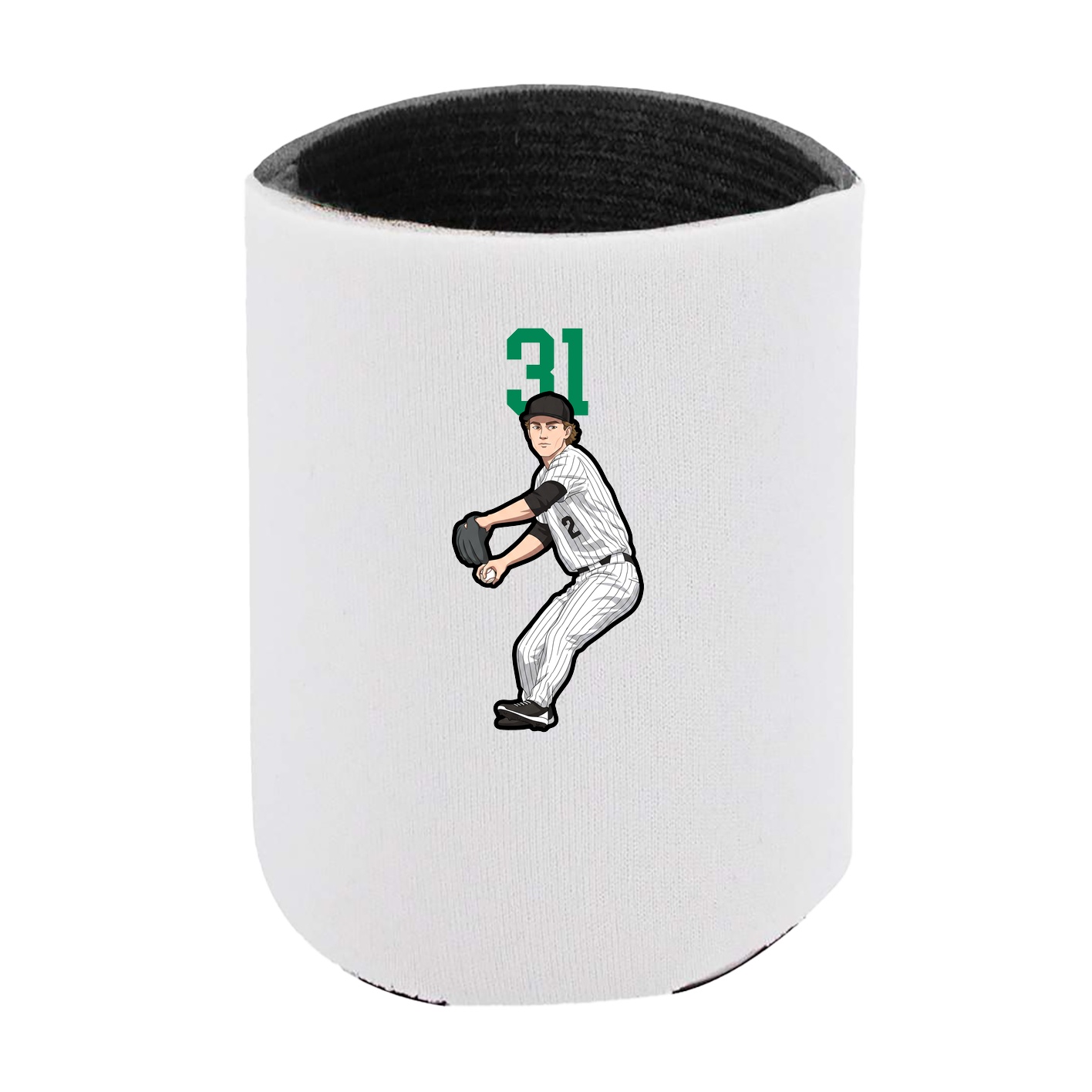 Can Holder — Number Top in White