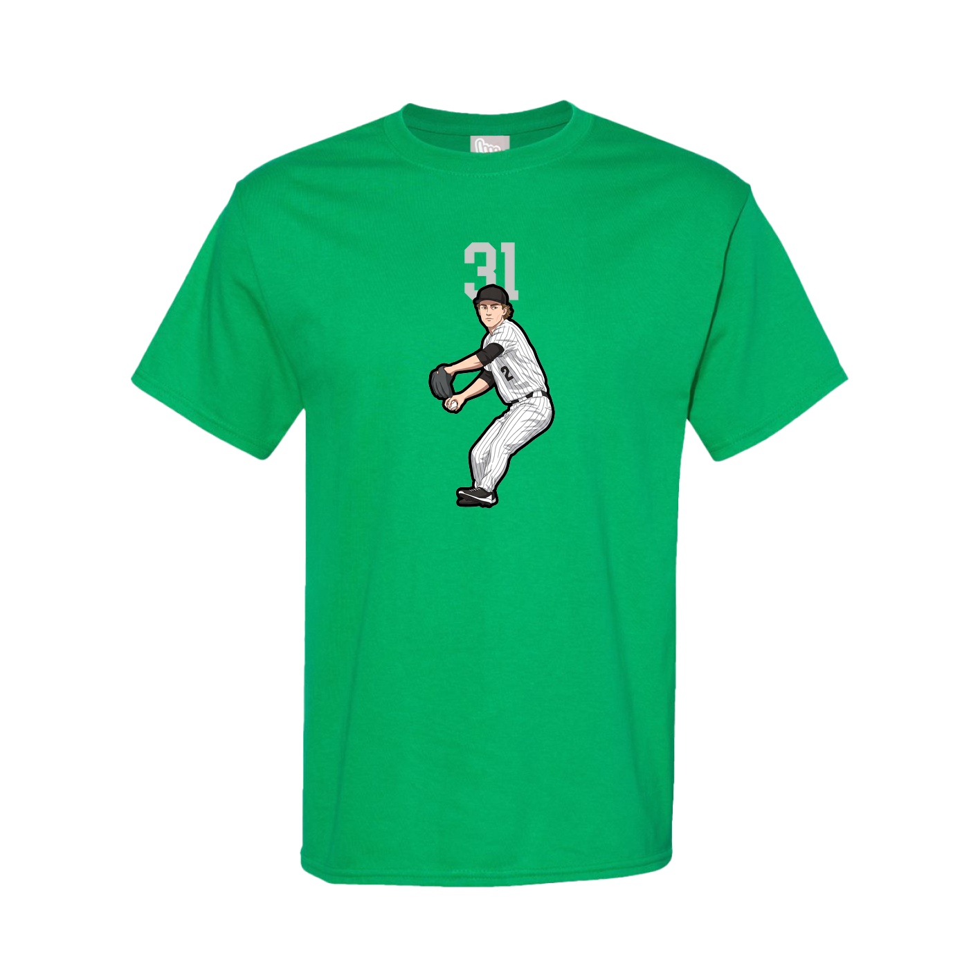 Tee — Number Top in Green