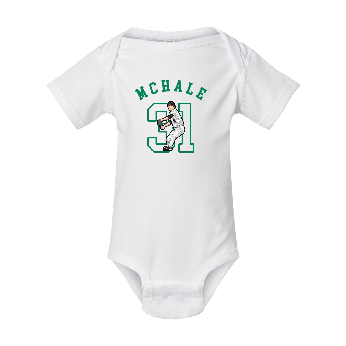 Baby Onesie — Shirsey Arch in White