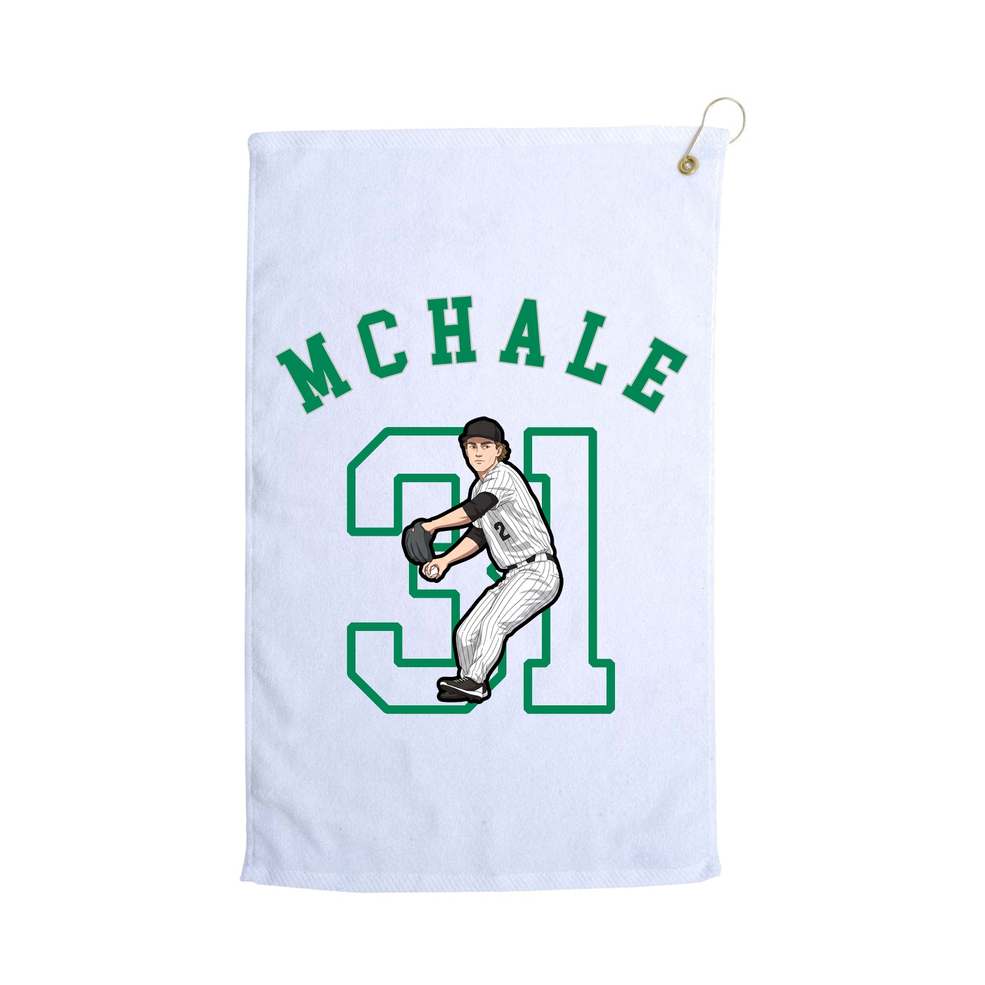 Golf Towel — Shirsey Arch in White