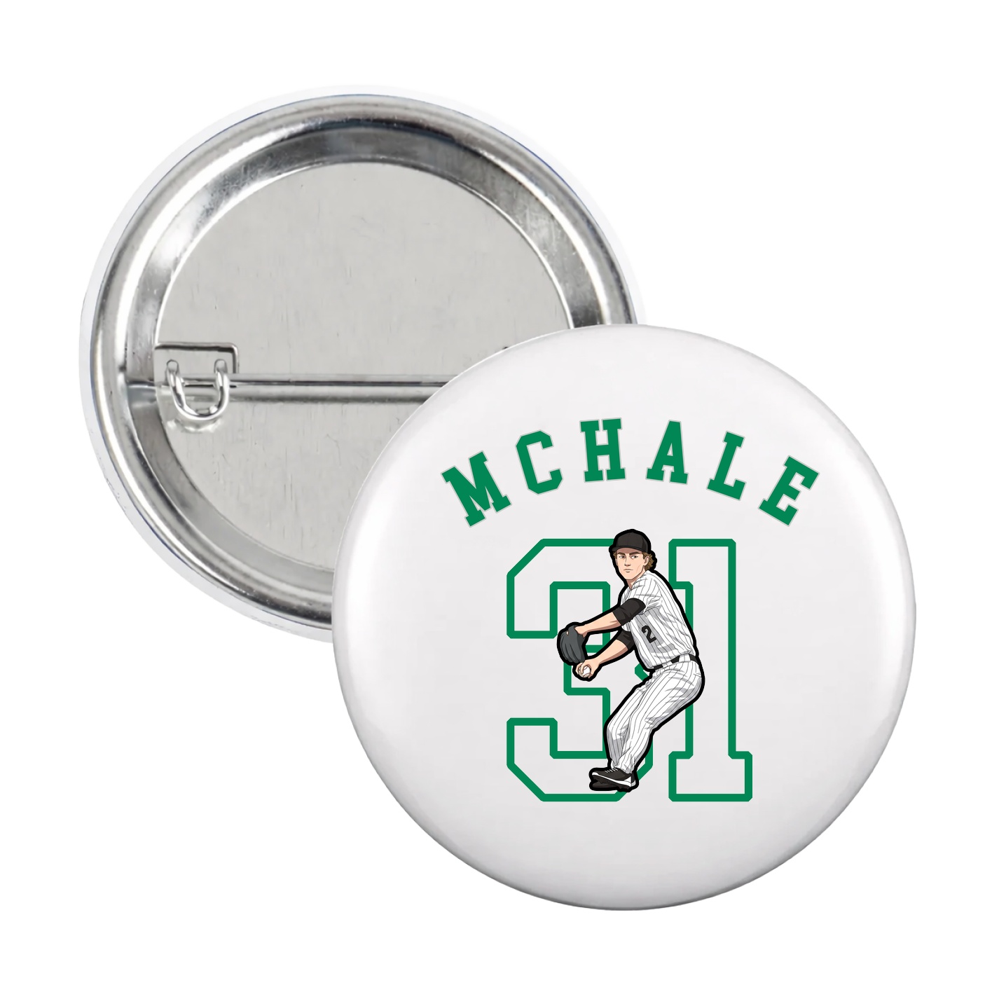 Game Day Button — Shirsey Arch in White