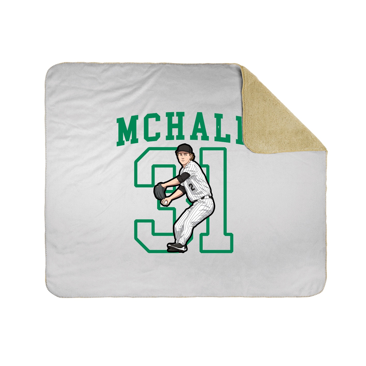 Throw Blanket — Shirsey in White