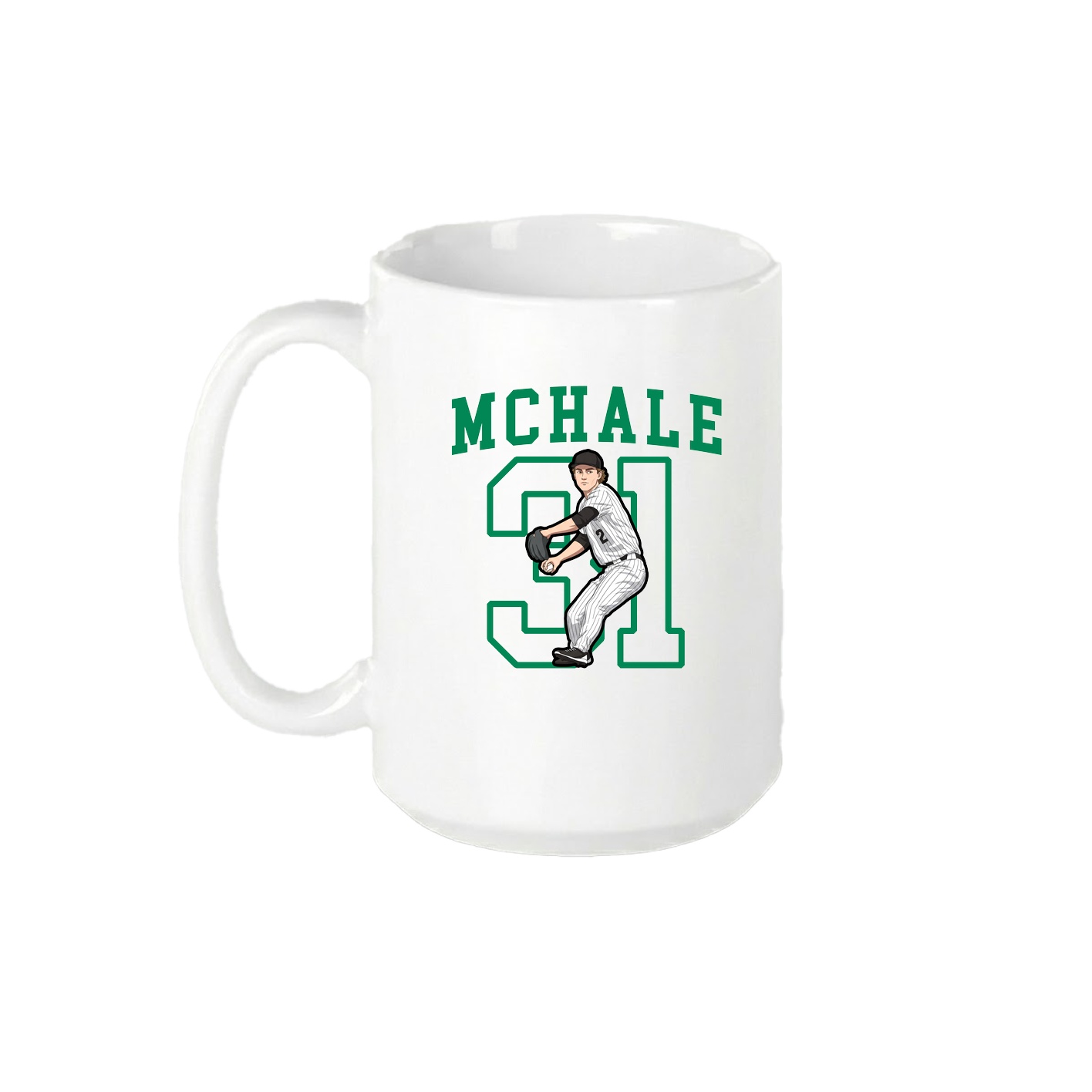 15oz Coffee Mug — Shirsey in White