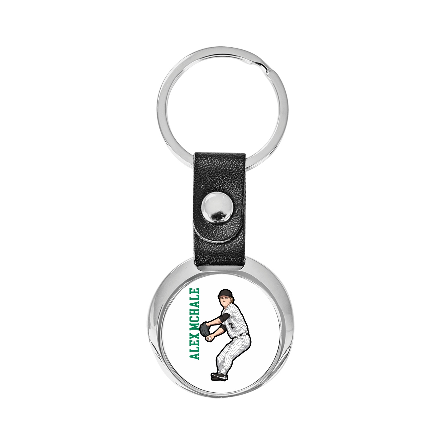 Key Chain — Name Vertical in Classic