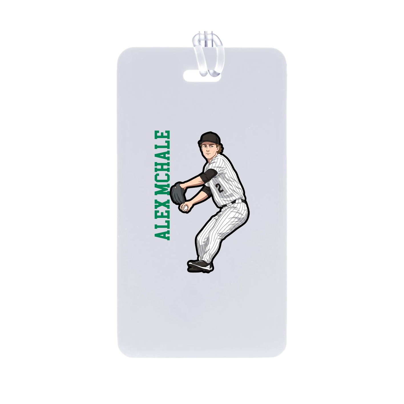 Bag Tag — Name Vertical in Classic
