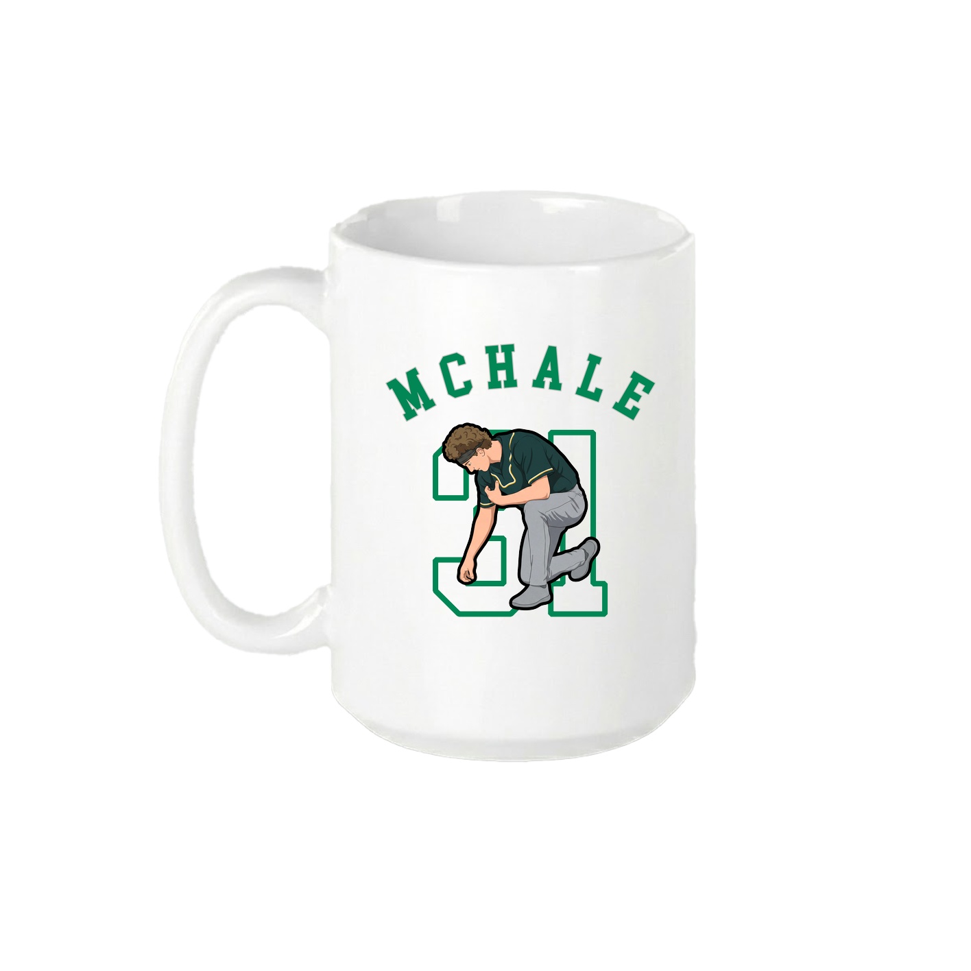 15oz Coffee Mug — Shirsey Arch in White