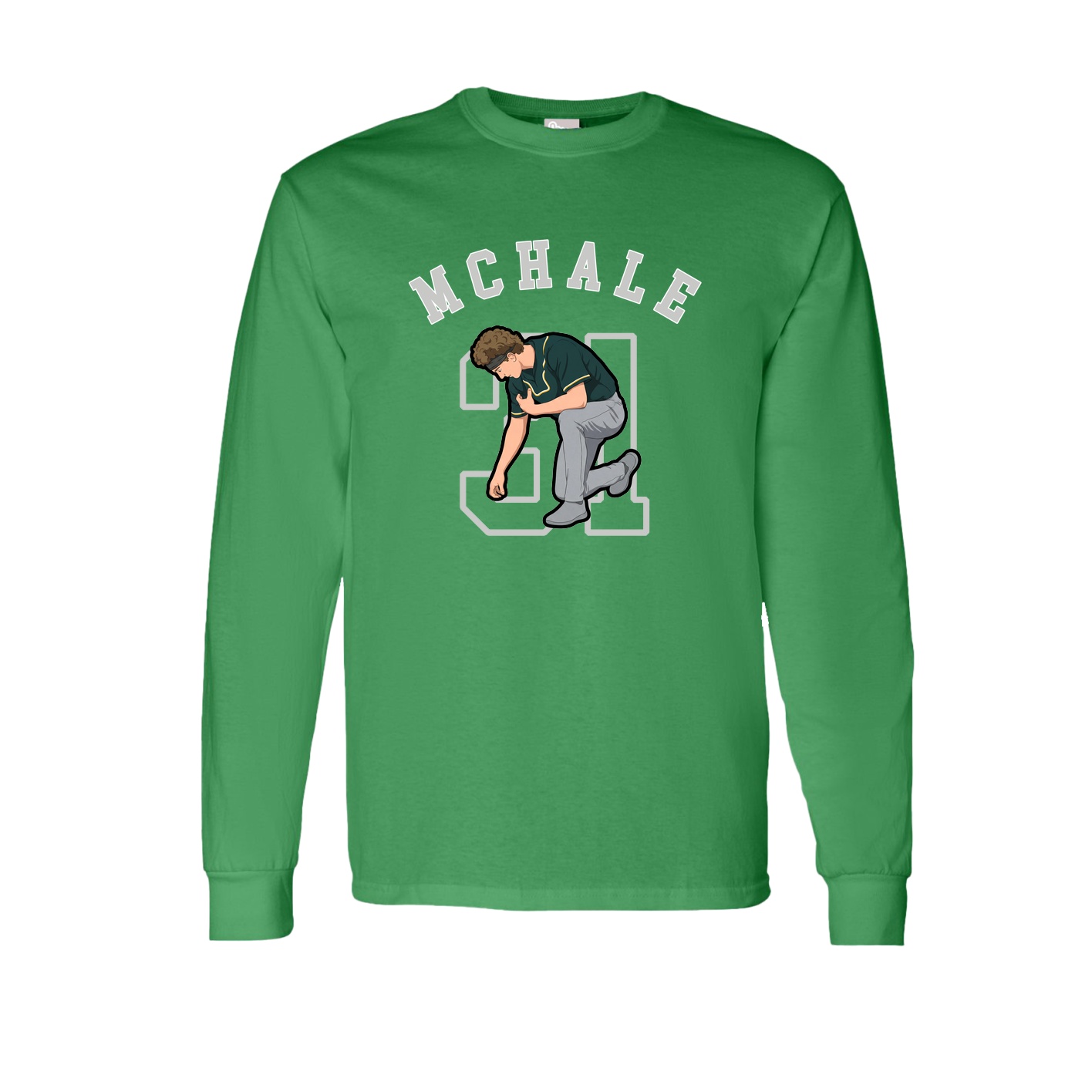Long Sleeve Tee — Shirsey Arch in Green
