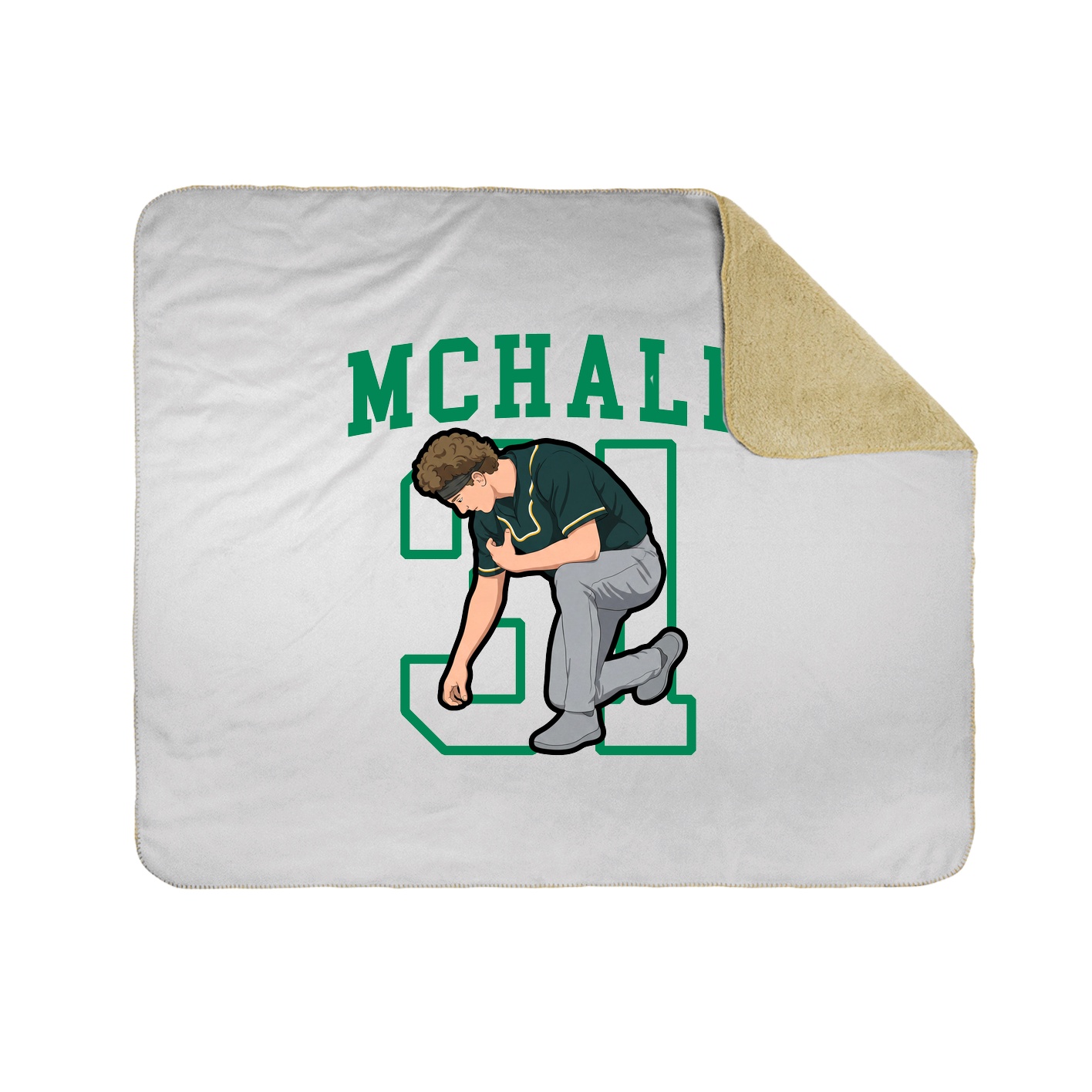 50x60 Sherpa Lined Throw Blanket