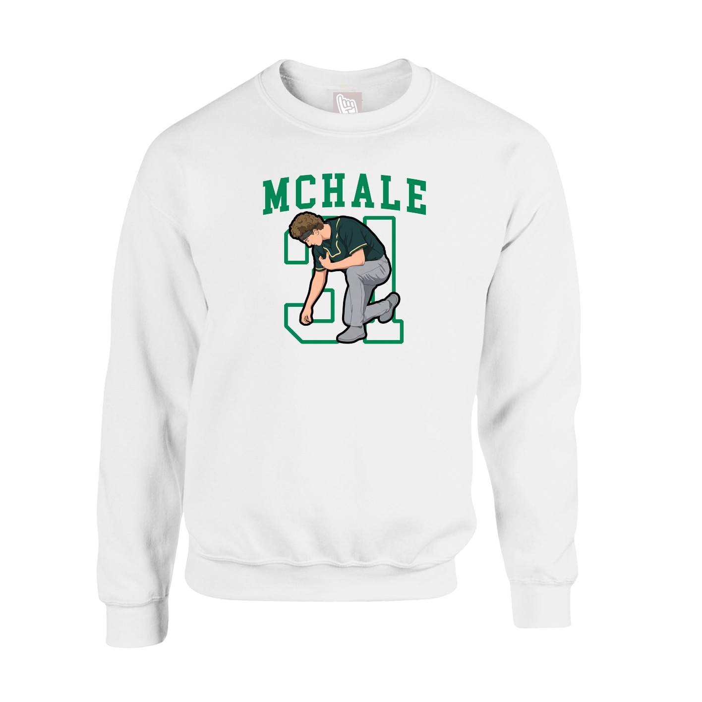 Fleece Crew — Shirsey in White