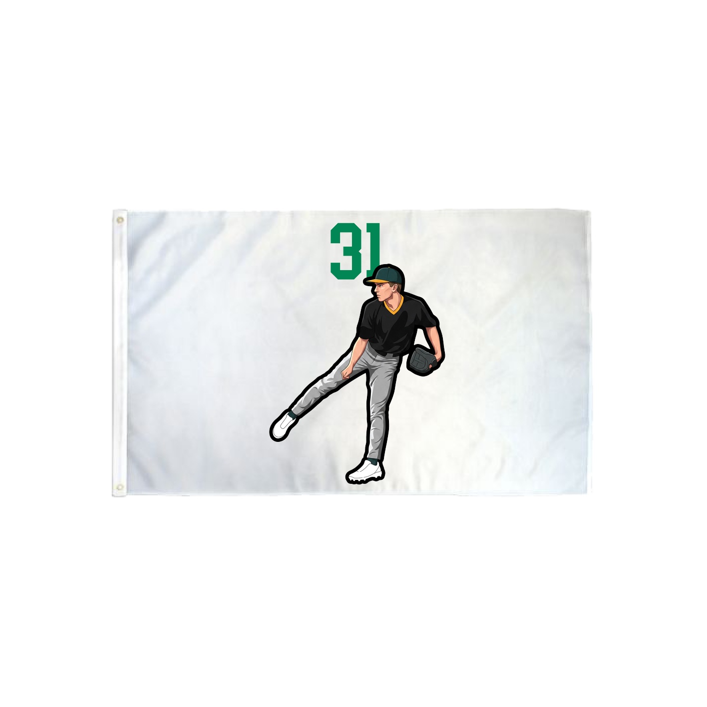3x5 Flag — Number Top in Classic