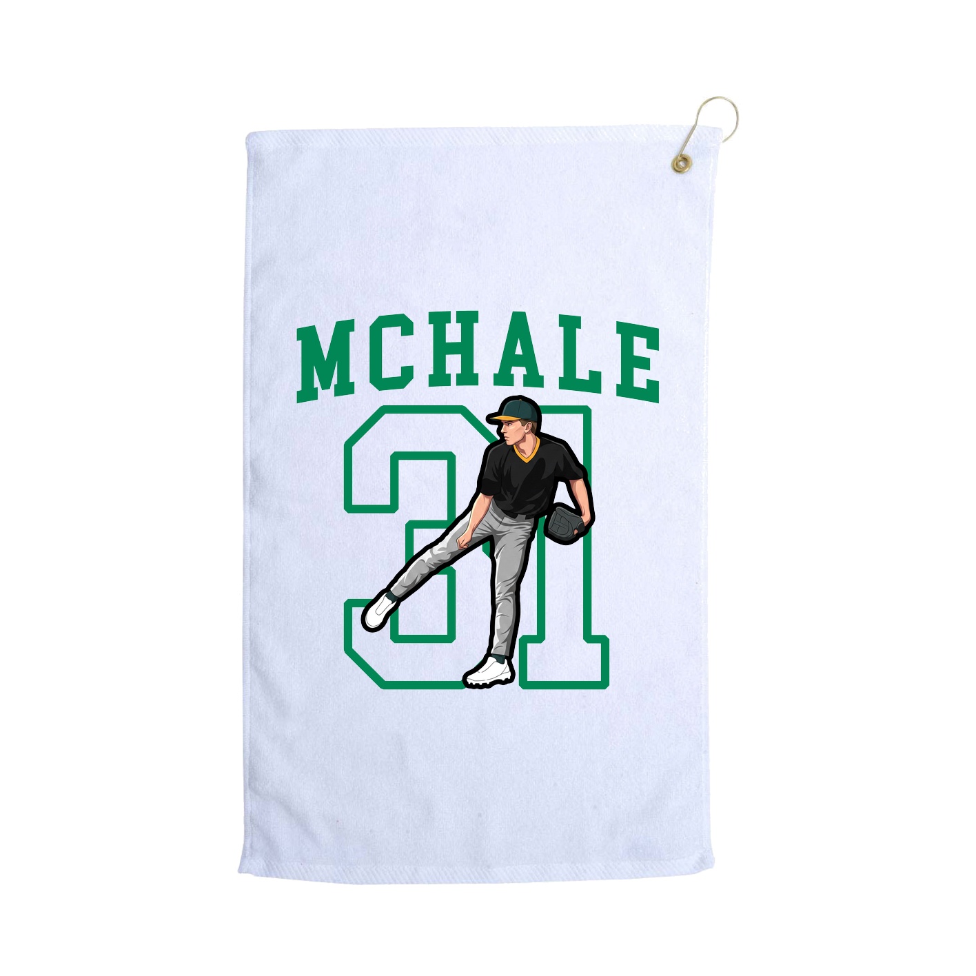 Golf Towel — Shirsey in White
