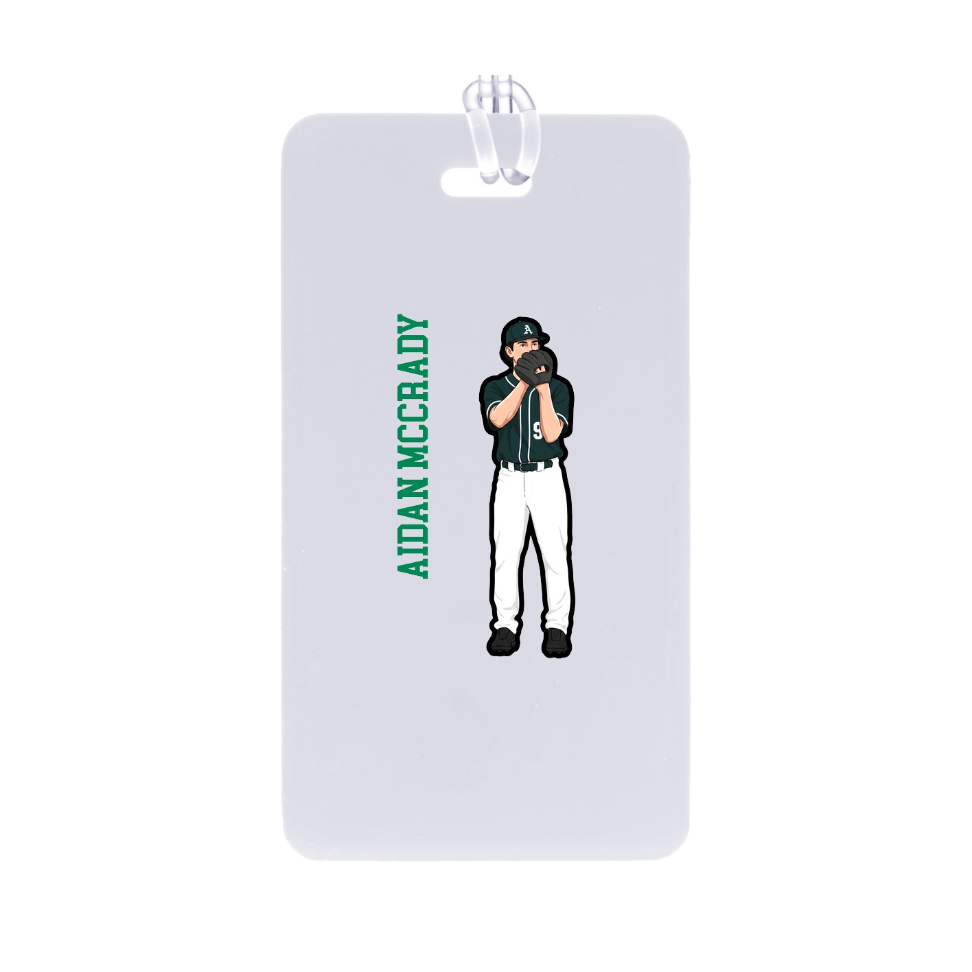 Bag Tag — Name Vertical in Classic