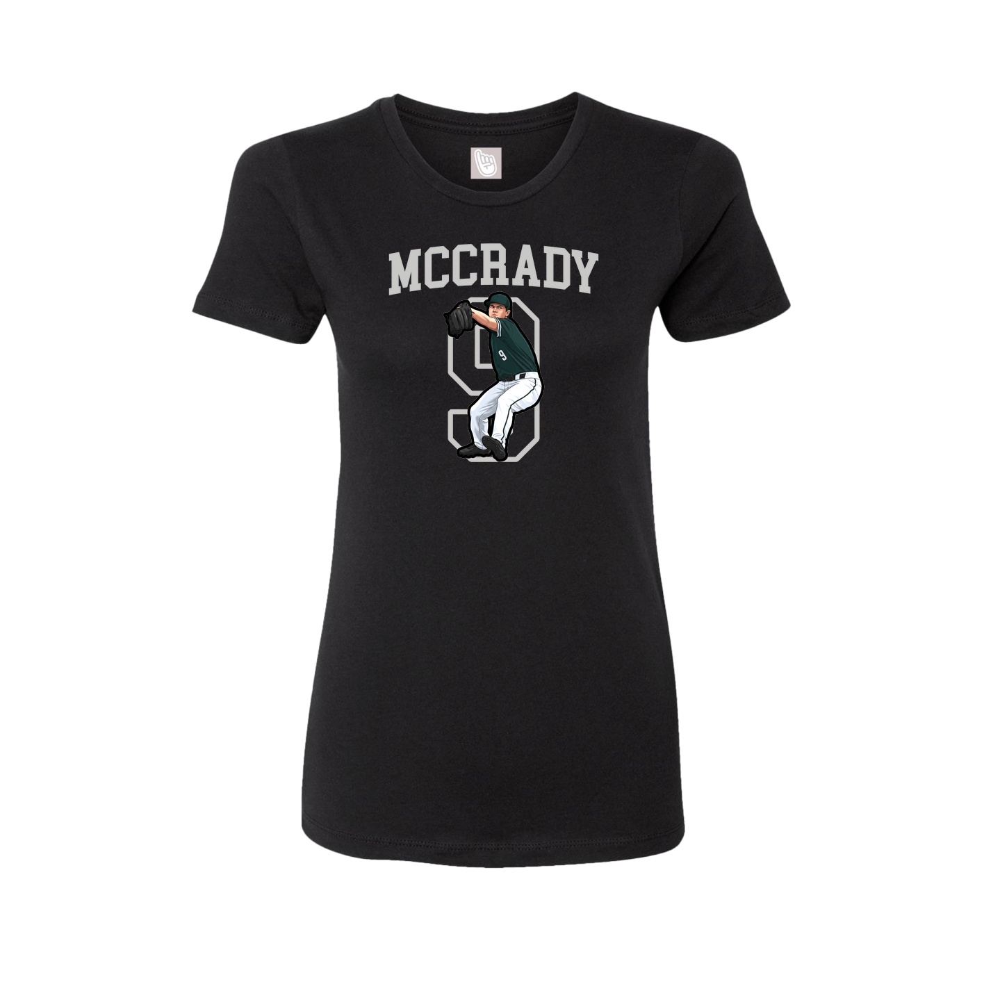 Fitted Women's Tee — Shirsey in Black