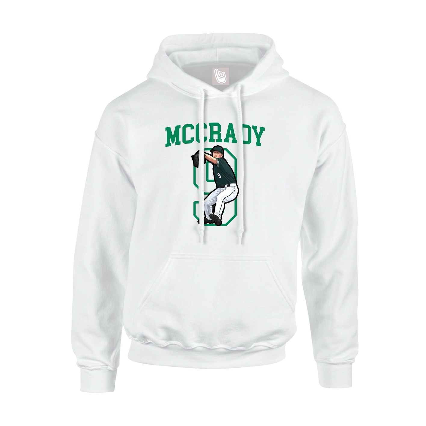 Hoodie — Shirsey in White