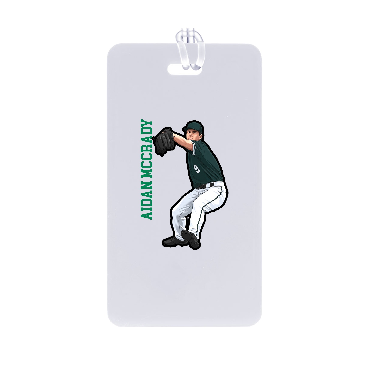Bag Tag — Name Vertical in Classic