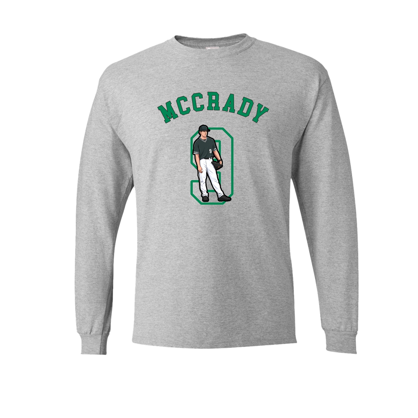 Long Sleeve Tee — Shirsey Arch in Grey