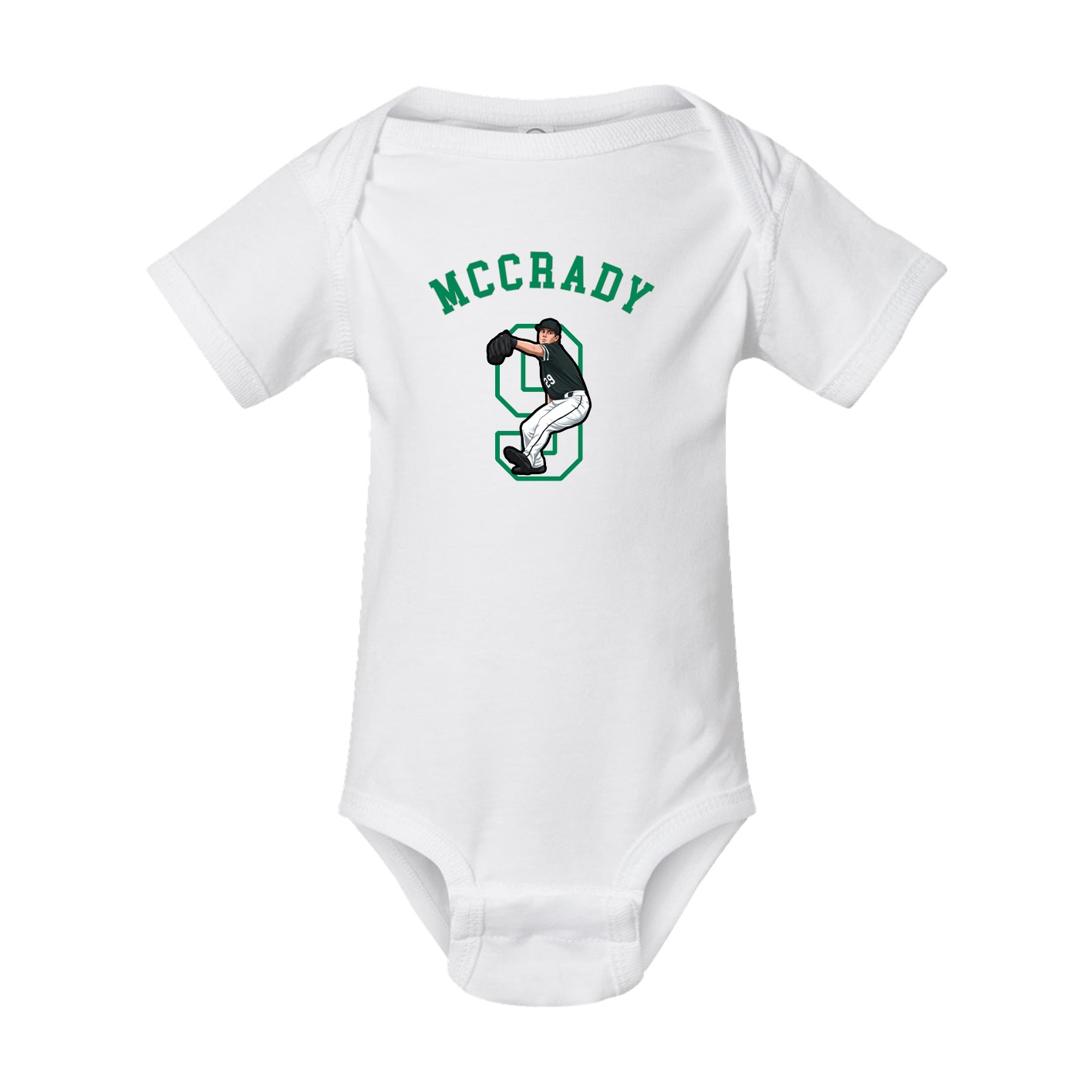 Baby Onesie — Shirsey Arch in White