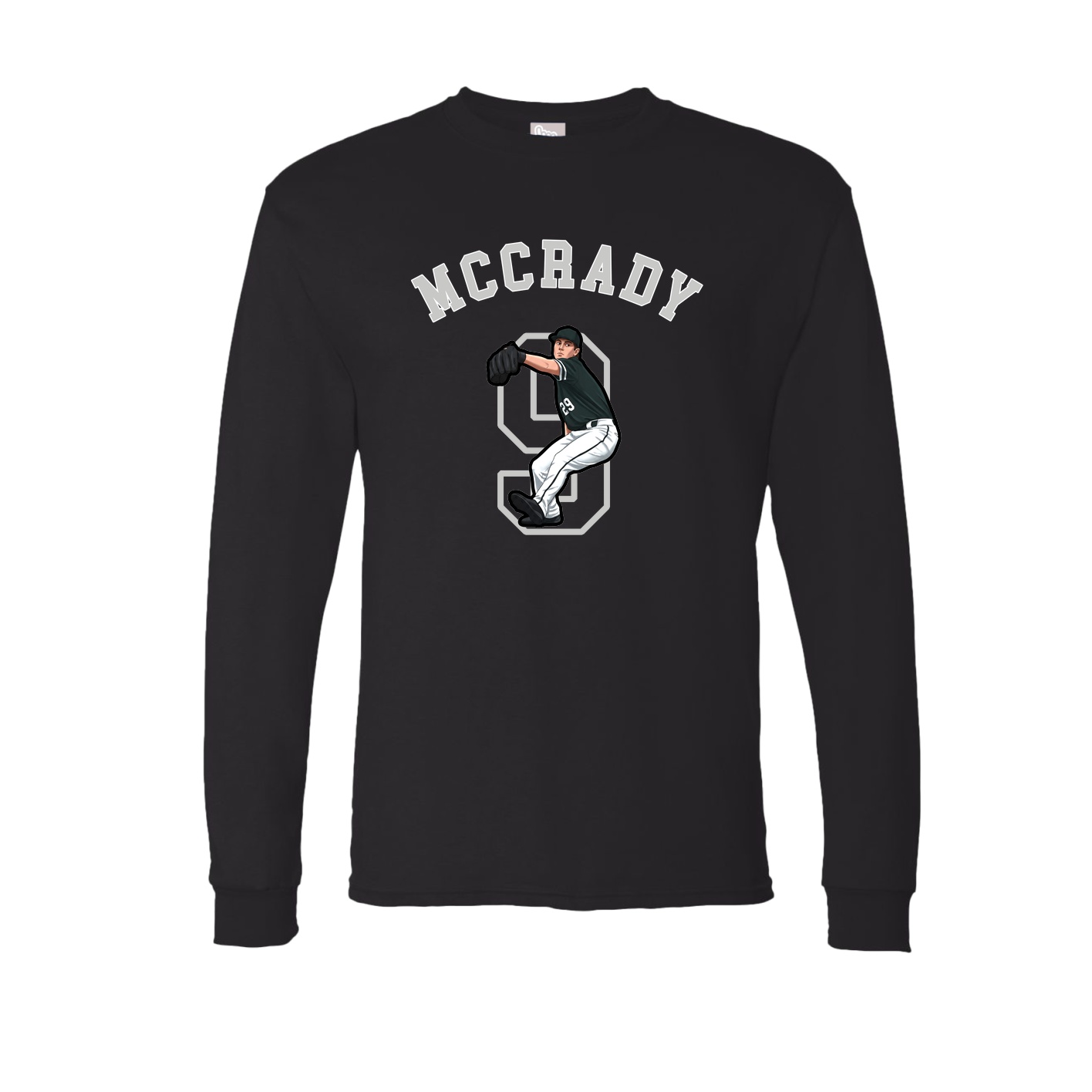 Long Sleeve Tee — Shirsey Arch in Black