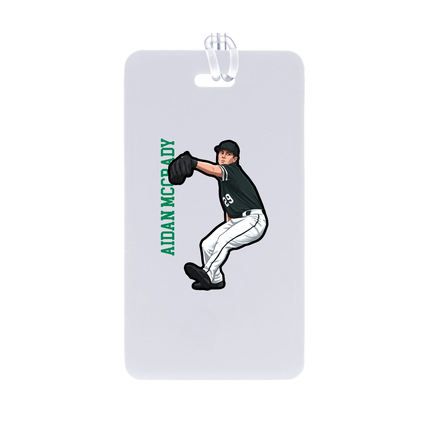 Bag Tag — Name Vertical in Classic