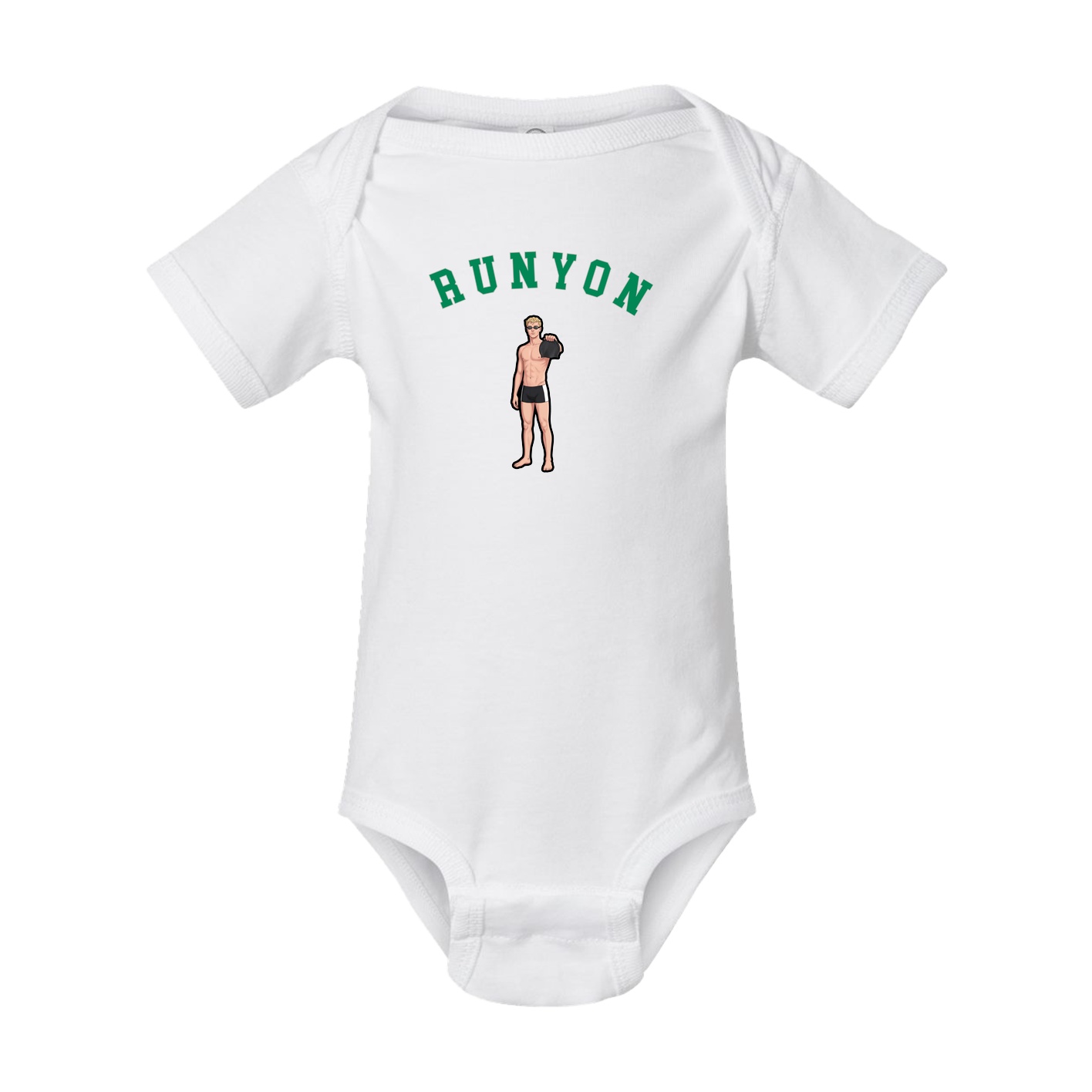 Baby Onesie — Shirsey Arch in White