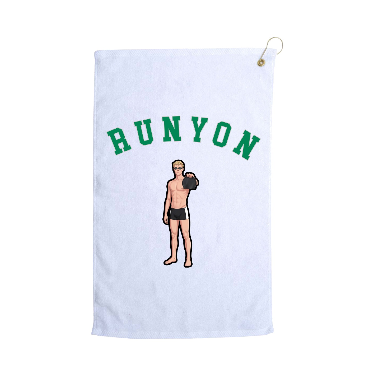Golf Towel — Shirsey Arch in White