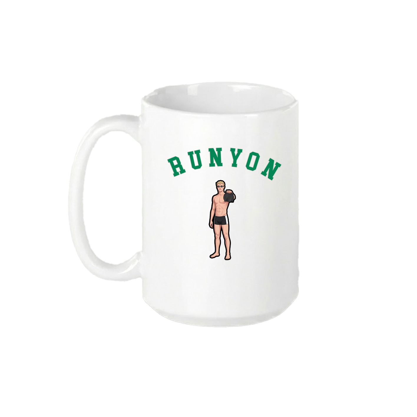 15oz Coffee Mug — Shirsey Arch in White
