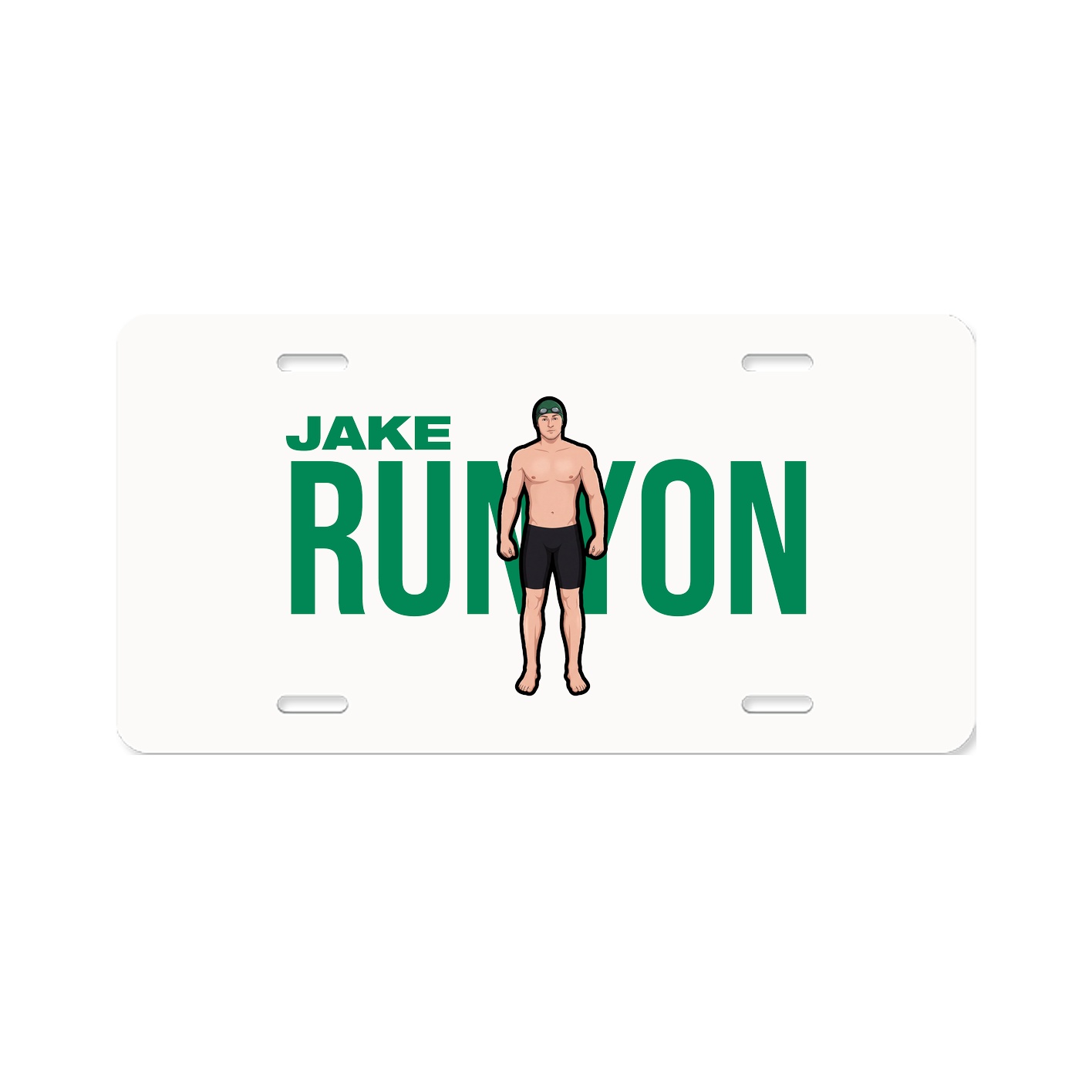 License Plate — Player Name in Classic