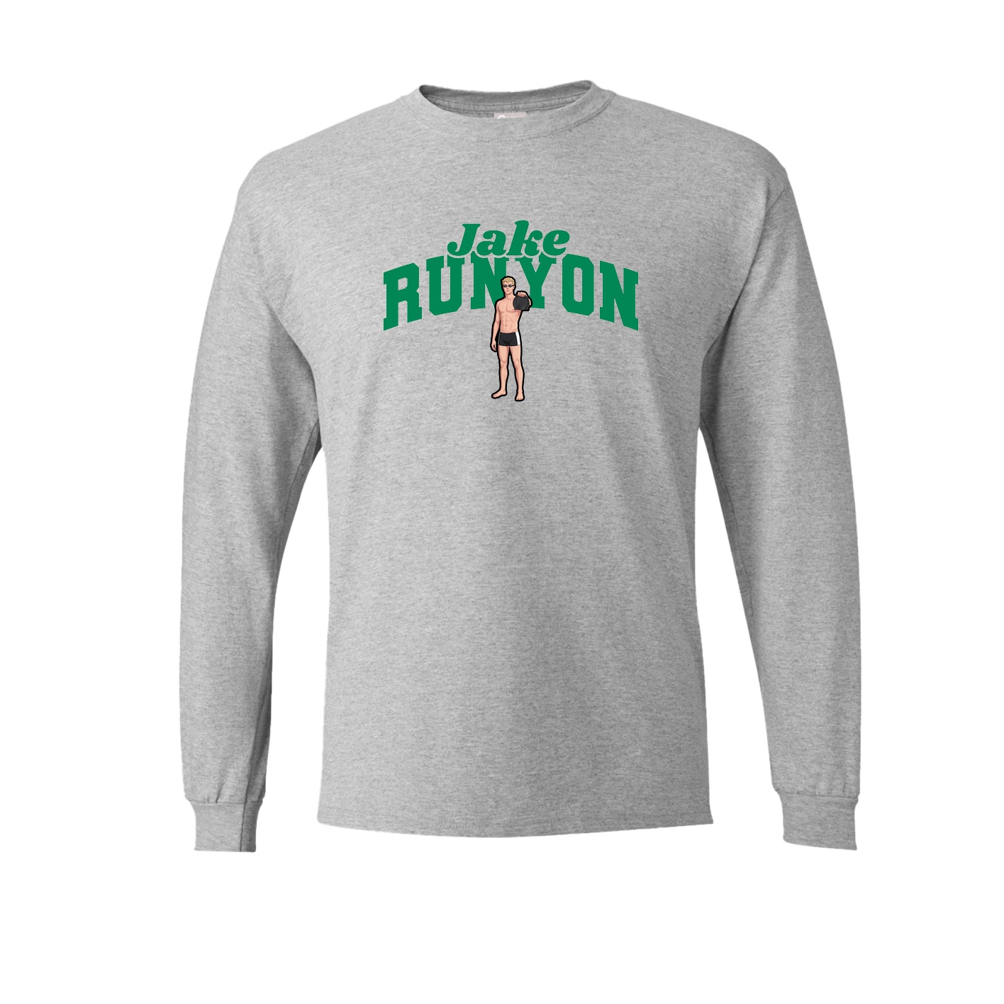Long Sleeve Tee — Signature Arch in Grey