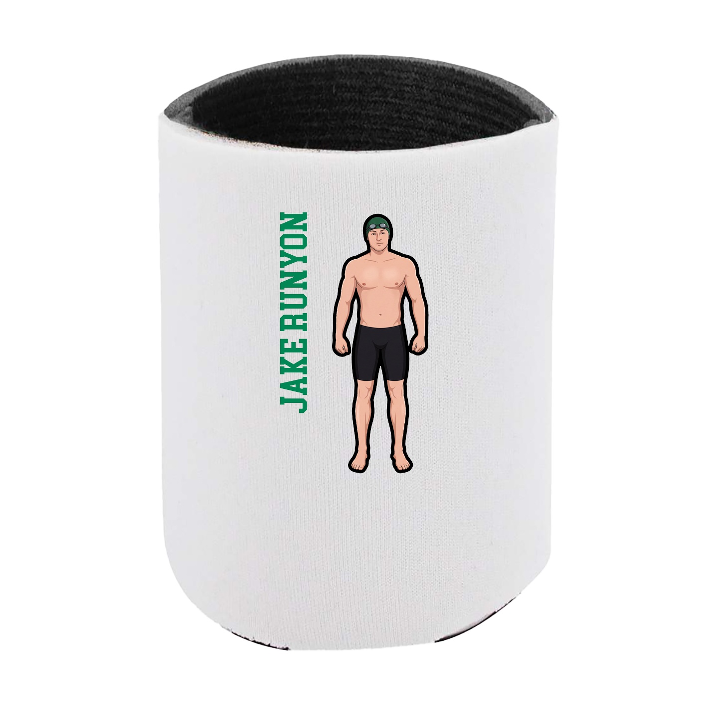 Can Holder — Name Vertical in White