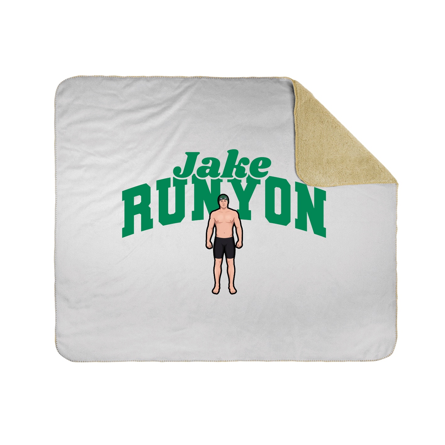 Throw Blanket — Signature Arch in White