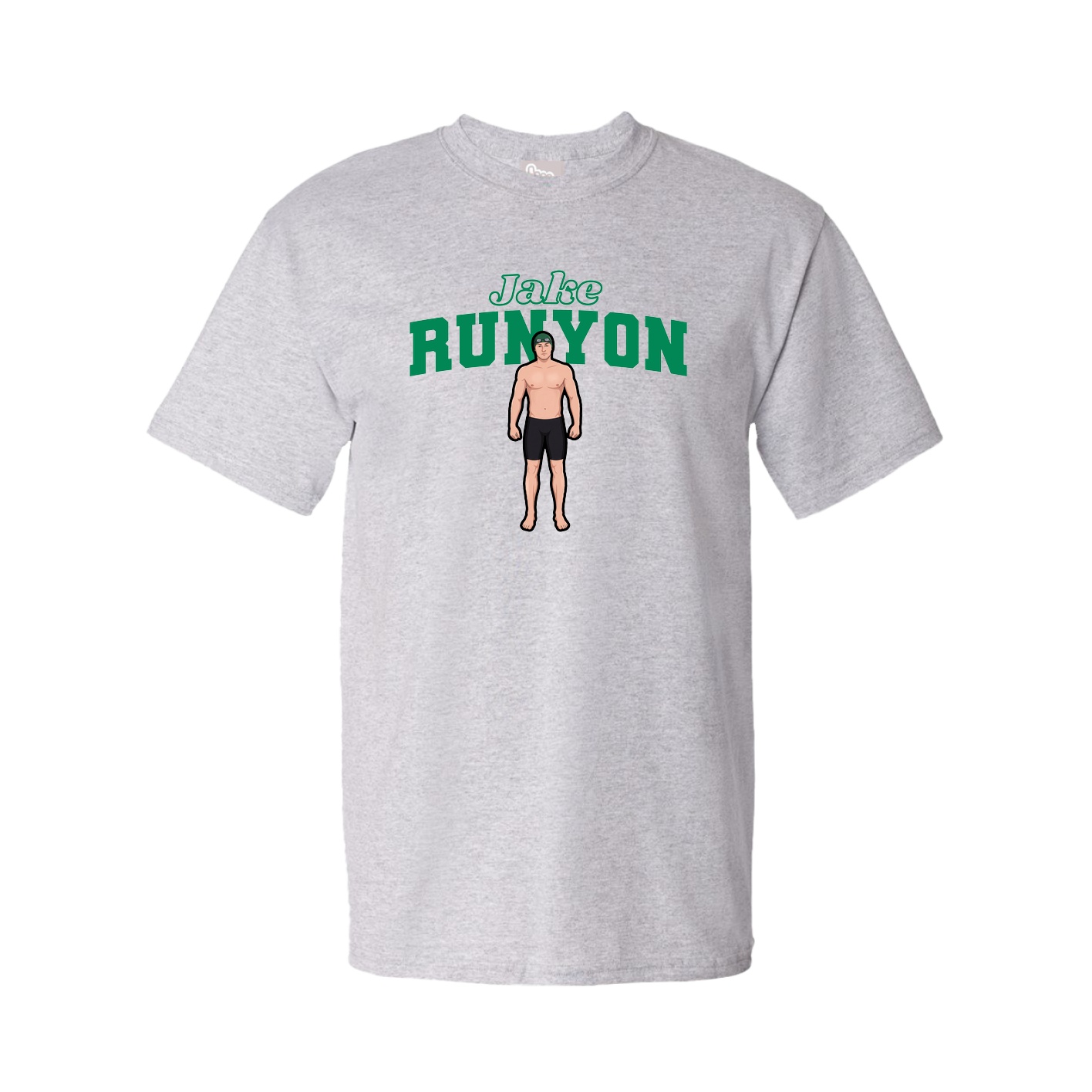 Tee — Name Arch in Grey